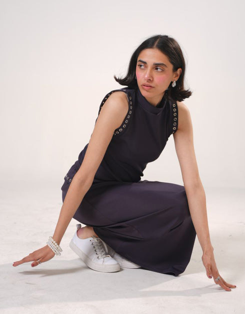 MIDI STRAIGHT SKIRT